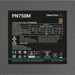 Deepcool PN750M 750W Μαύρο Τροφοδοτικό Υπολογιστή Full Modular 80 Plus Gold