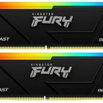 Kingston Fury Beast DDR4 32GB RAM με 2x16GB Modules και Ταχύτητα 3200 για Desktop