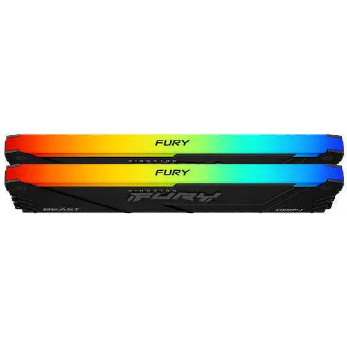 Kingston Fury Beast DDR4 32GB RAM με 2x16GB Modules και Ταχύτητα 3200 για Desktop