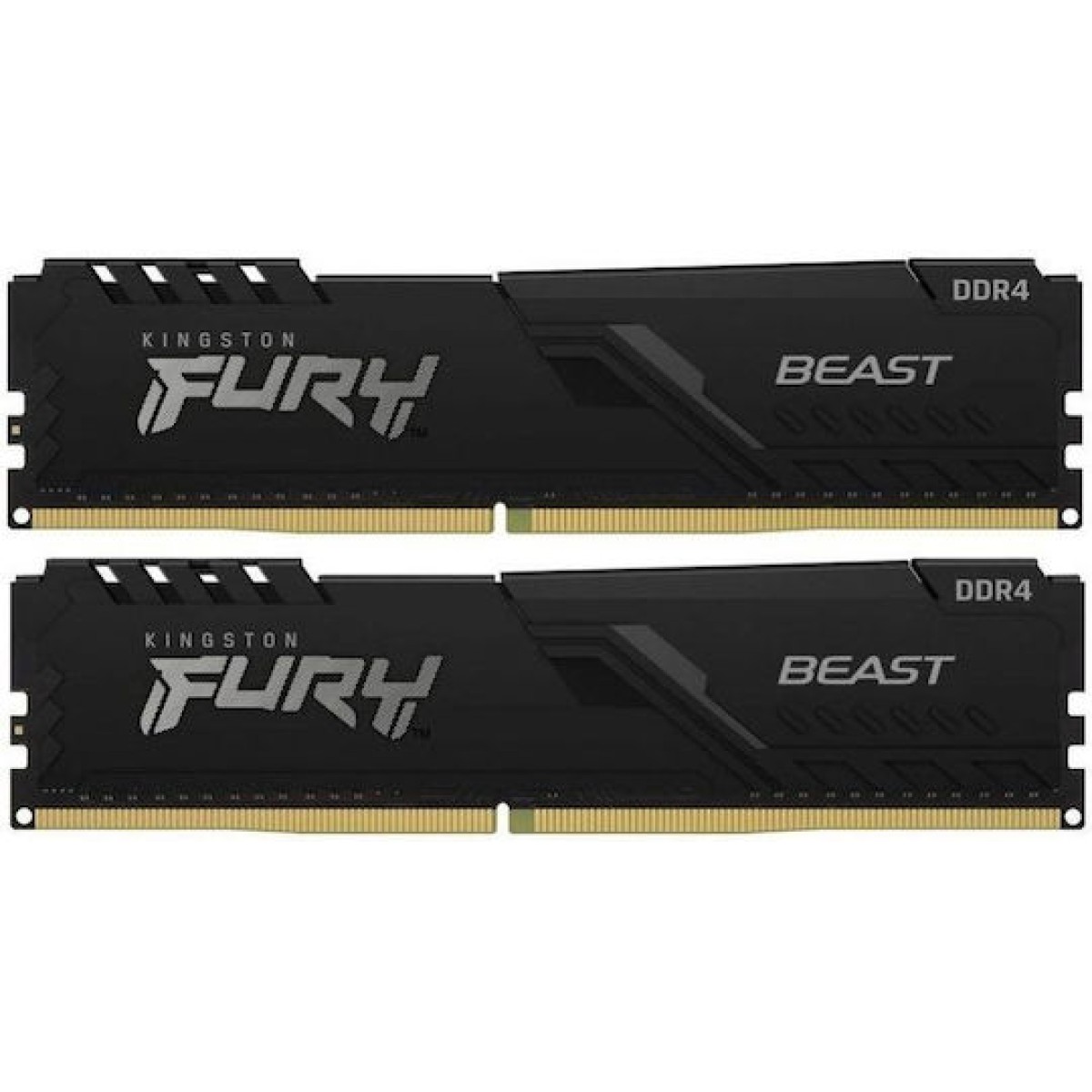Kingston Fury Beast DDR4 64GB RAM με 2x32GB Modules και Ταχύτητα 3200 για Desktop