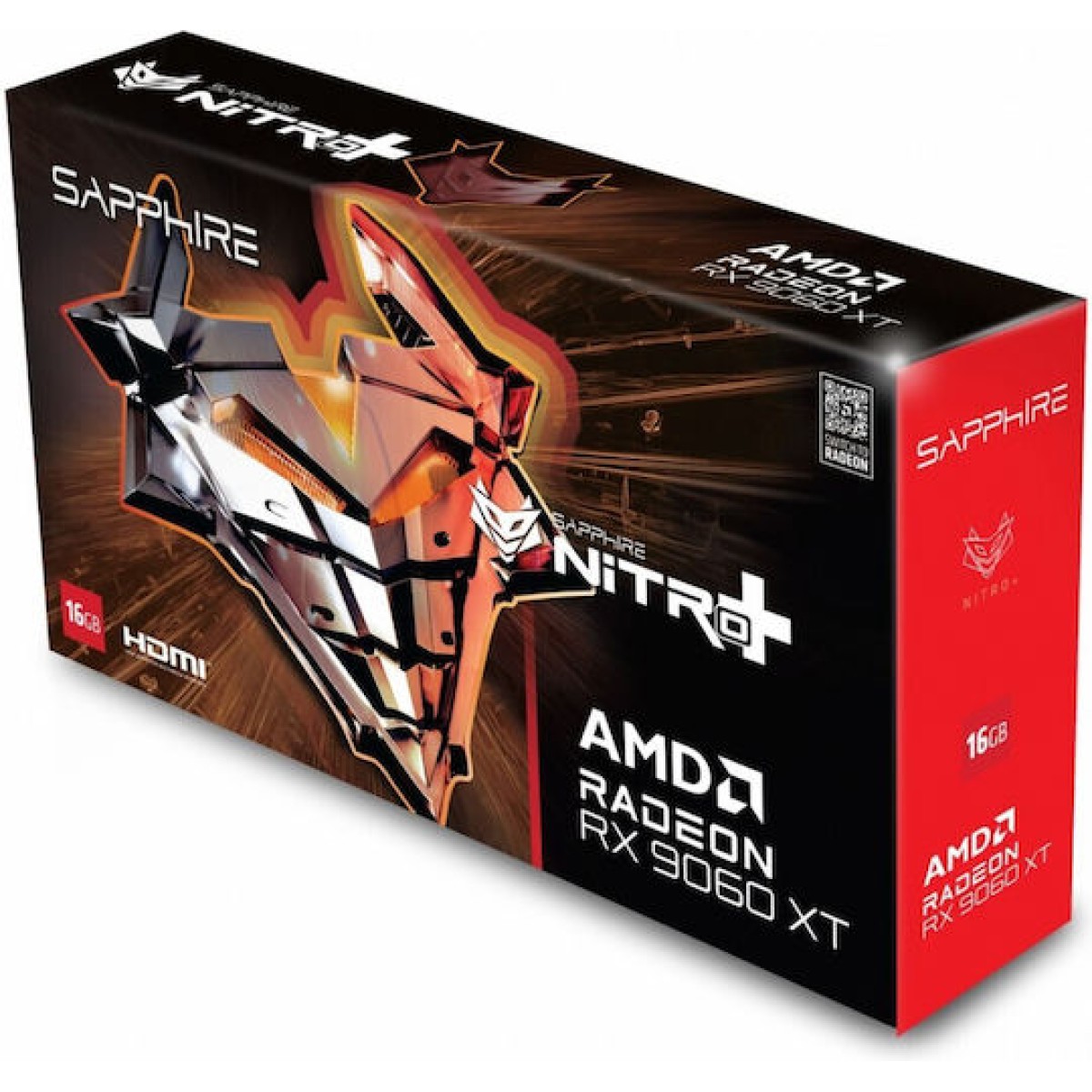 Sapphire Radeon RX 9060 XT 16GB GDDR6 NITRO+ Κάρτα Γραφικών