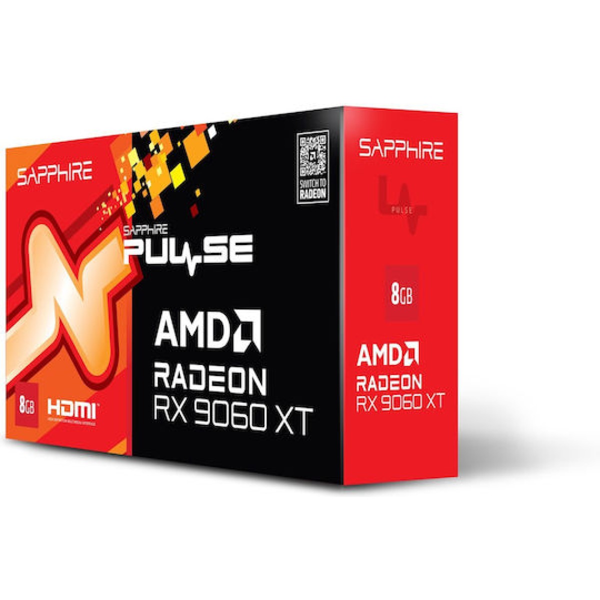 Sapphire Radeon RX 9060 XT 8GB GDDR6 Pulse Κάρτα Γραφικών