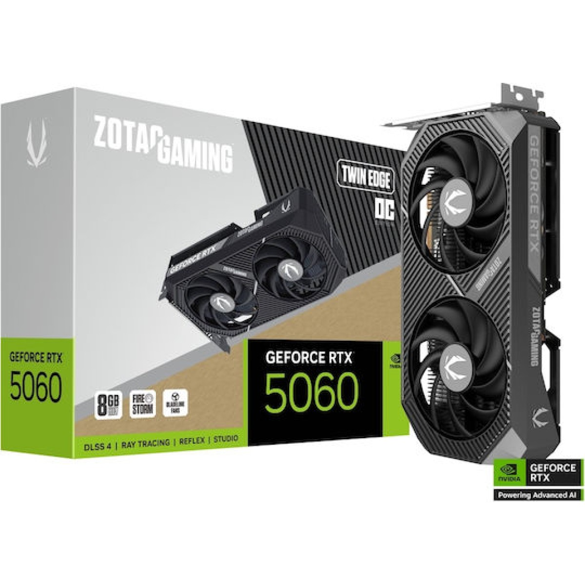 Zotac GeForce RTX 5060 8GB GDDR7 Twin Edge OC Κάρτα Γραφικών