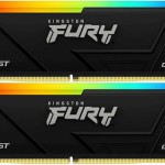 Kingston Fury Beast Rgb DDR4 64GB RAM με 2x32GB Modules και Ταχύτητα 3600 για Desktop