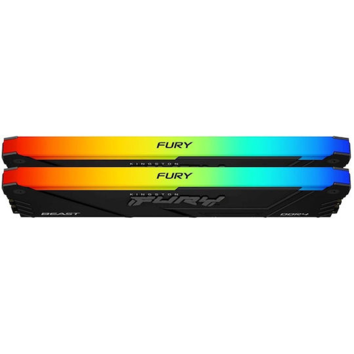 Kingston Fury Beast Rgb DDR4 64GB RAM με 2x32GB Modules και Ταχύτητα 3600 για Desktop