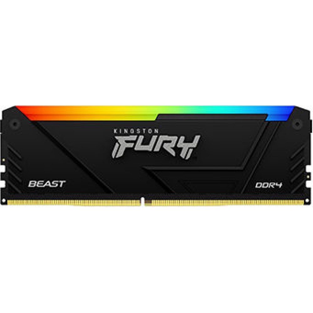 Kingston Fury Beast DDR4 128GB RAM με 4x32GB Modules και Ταχύτητα 3600 για Desktop