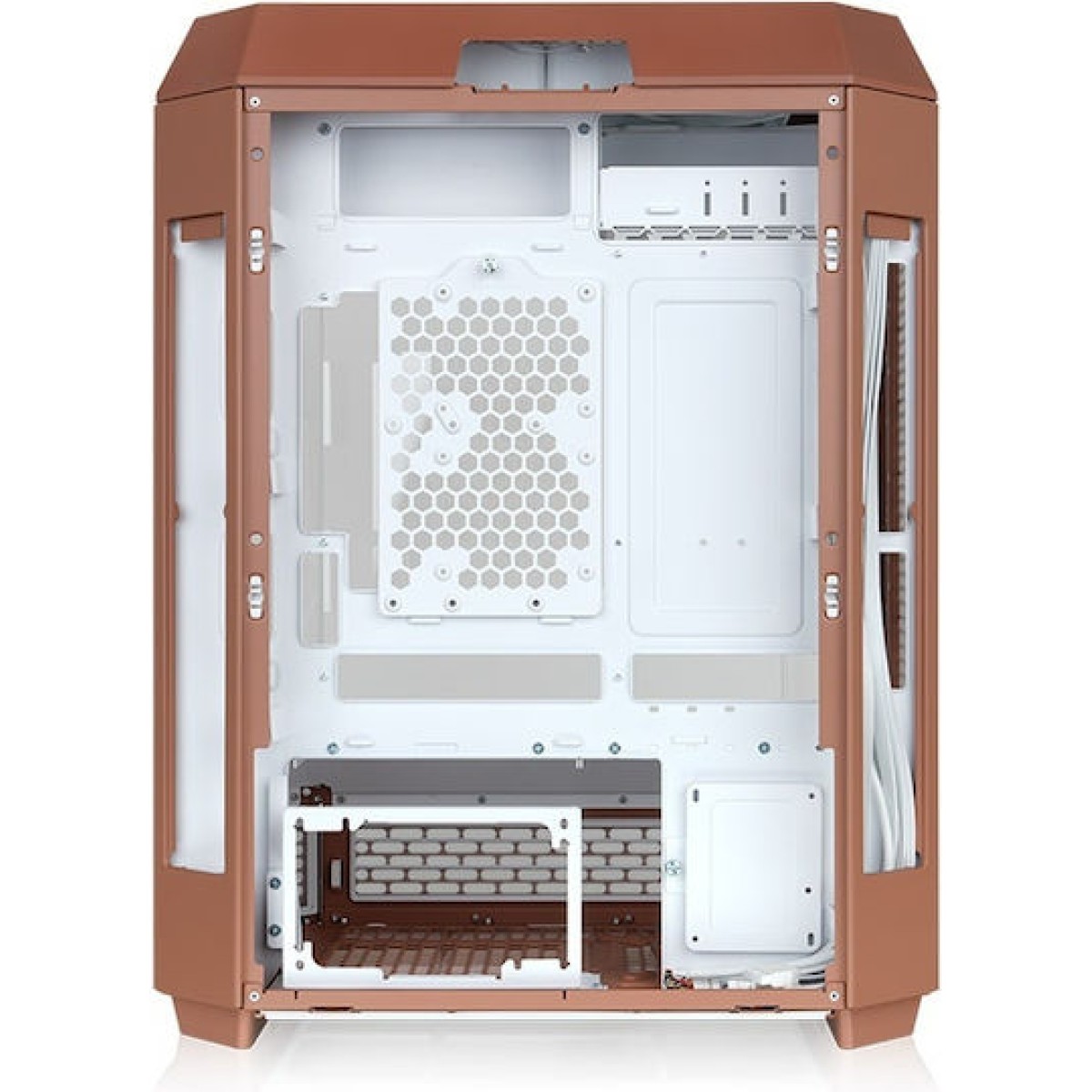 Thermaltake The Tower 600 Midi Tower Κουτί Υπολογιστή με Πλαϊνό Παράθυρο Mocha Mousse