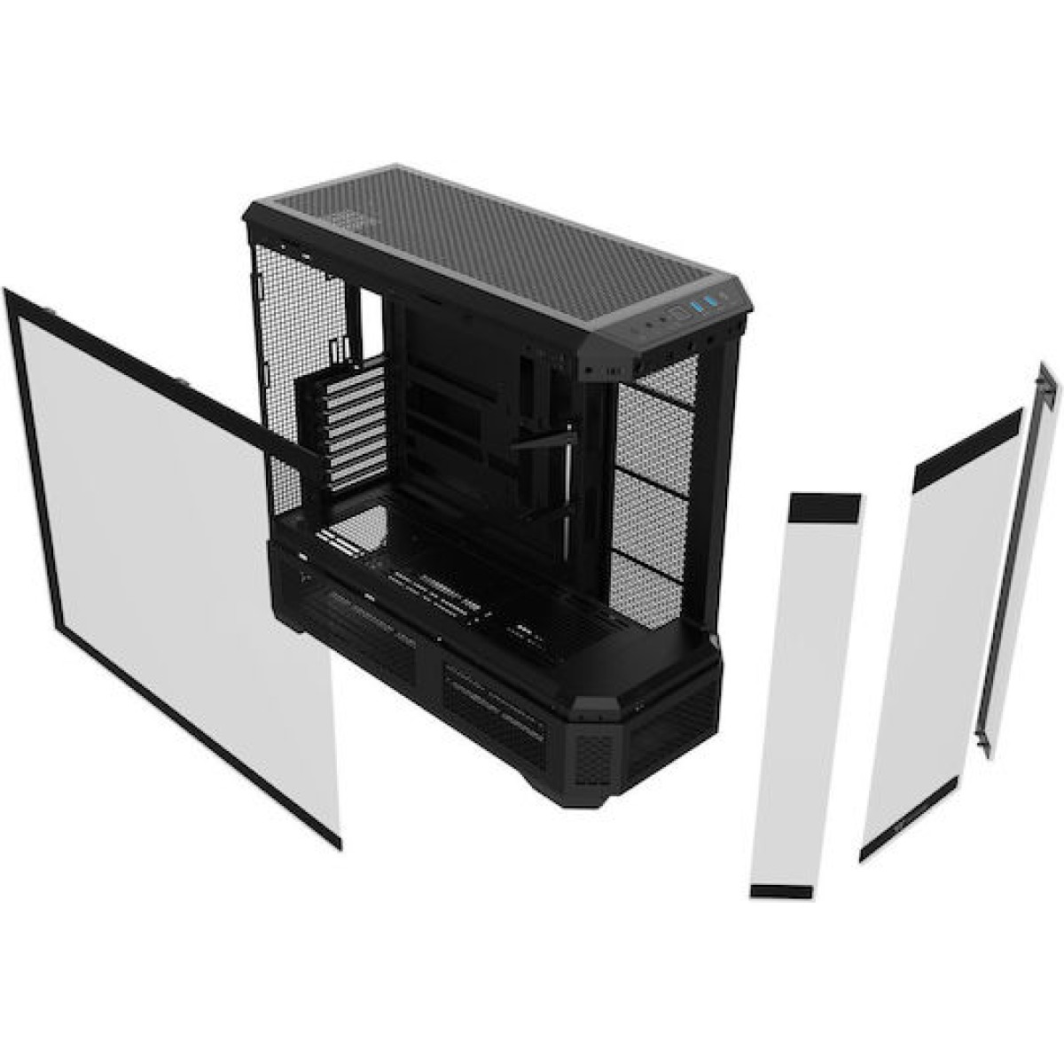 Thermaltake View 600 TG Gaming Full Tower Κουτί Υπολογιστή με Πλαϊνό Παράθυρο Μαύρο