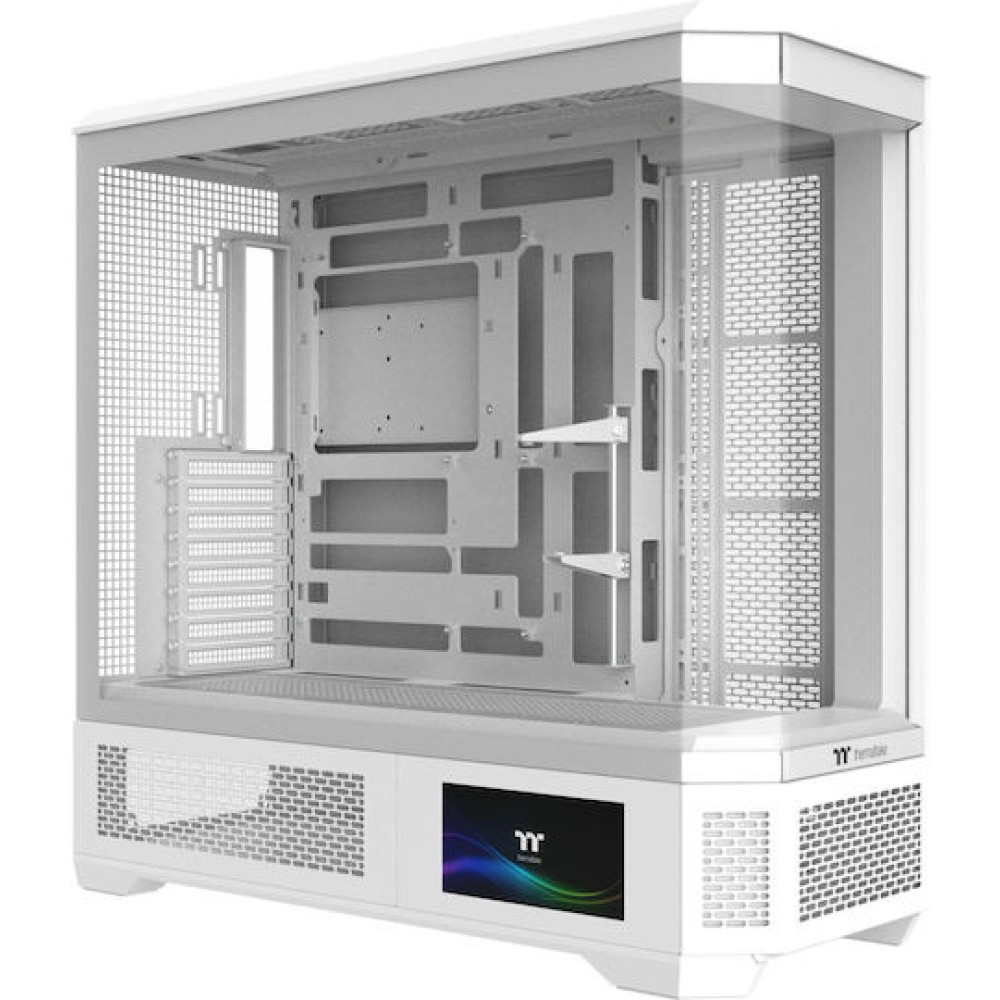 Thermaltake View 600 TG Gaming Full Tower Κουτί Υπολογιστή με Πλαϊνό Παράθυρο Snow White