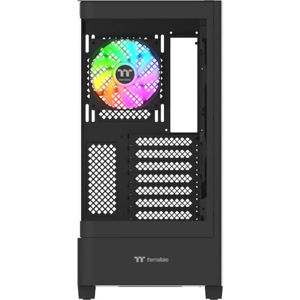 Thermaltake View 290 TG Gaming Micro Tower Κουτί Υπολογιστή με Πλαϊνό Παράθυρο και RGB Φωτισμό Μαύρο