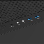 Thermaltake View 290 TG Gaming Micro Tower Κουτί Υπολογιστή με Πλαϊνό Παράθυρο και RGB Φωτισμό Μαύρο