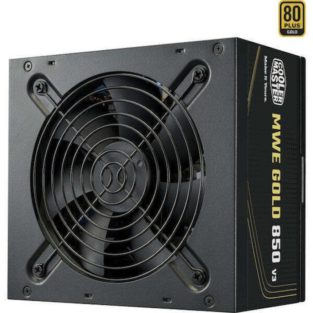 CoolerMaster MWE 850 rev. 3.0 850W Μαύρο Τροφοδοτικό Υπολογιστή Full Modular 80 Plus Bronze