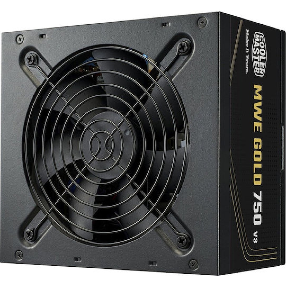 CoolerMaster MWE 750 rev. 3.0 750W Μαύρο Τροφοδοτικό Υπολογιστή Full Wired 80 Plus Gold