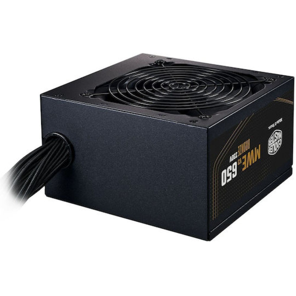 CoolerMaster MWE 650 Bronze V3 650W Μαύρο Τροφοδοτικό Υπολογιστή Full Wired 80 Plus Bronze