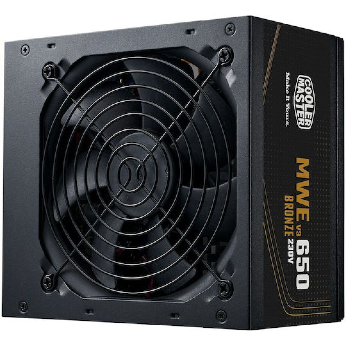 CoolerMaster MWE 650 Bronze V3 650W Μαύρο Τροφοδοτικό Υπολογιστή Full Wired 80 Plus Bronze