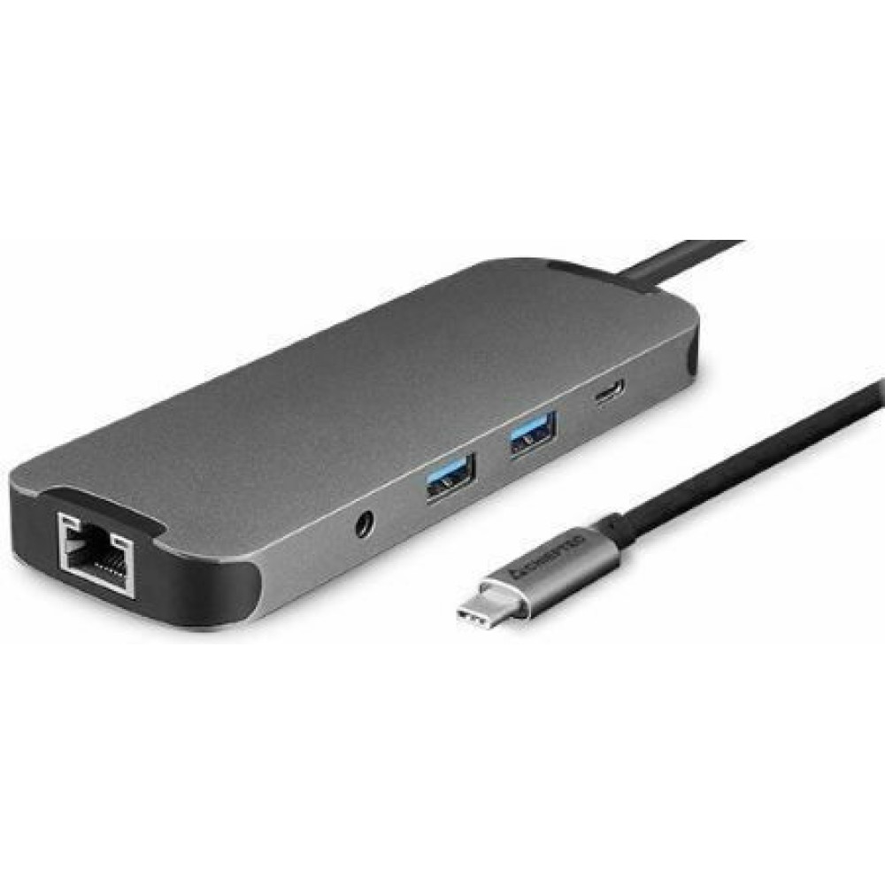 Chieftec DSC-901 USB-C Docking Station με HDMI 4K PD Ethernet Μαύρο