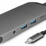 Chieftec DSC-901 USB-C Docking Station με HDMI 4K PD Ethernet Μαύρο