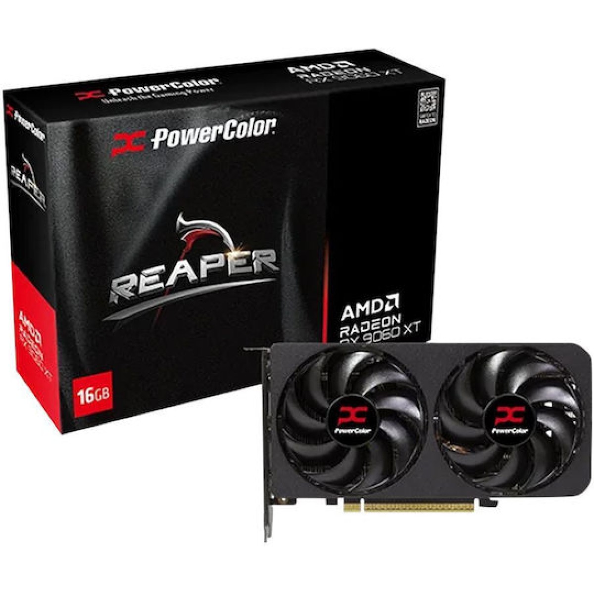 PowerColor Radeon RX 9060 XT 16GB GDDR6 Reaper Κάρτα Γραφικών