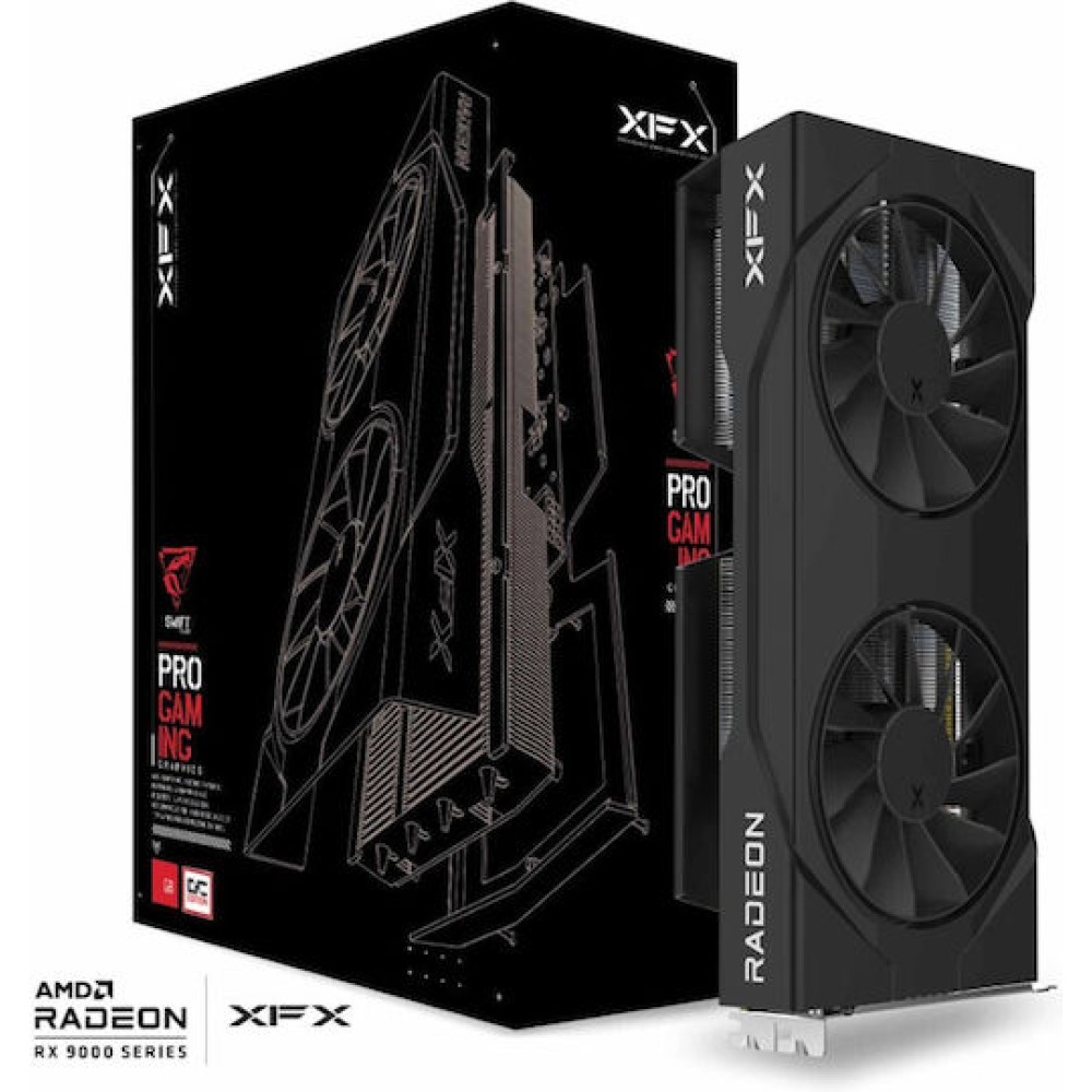 XFX Radeon RX 9060 XT 16GB GDDR6 Swift OC Gaming Edition Κάρτα Γραφικών