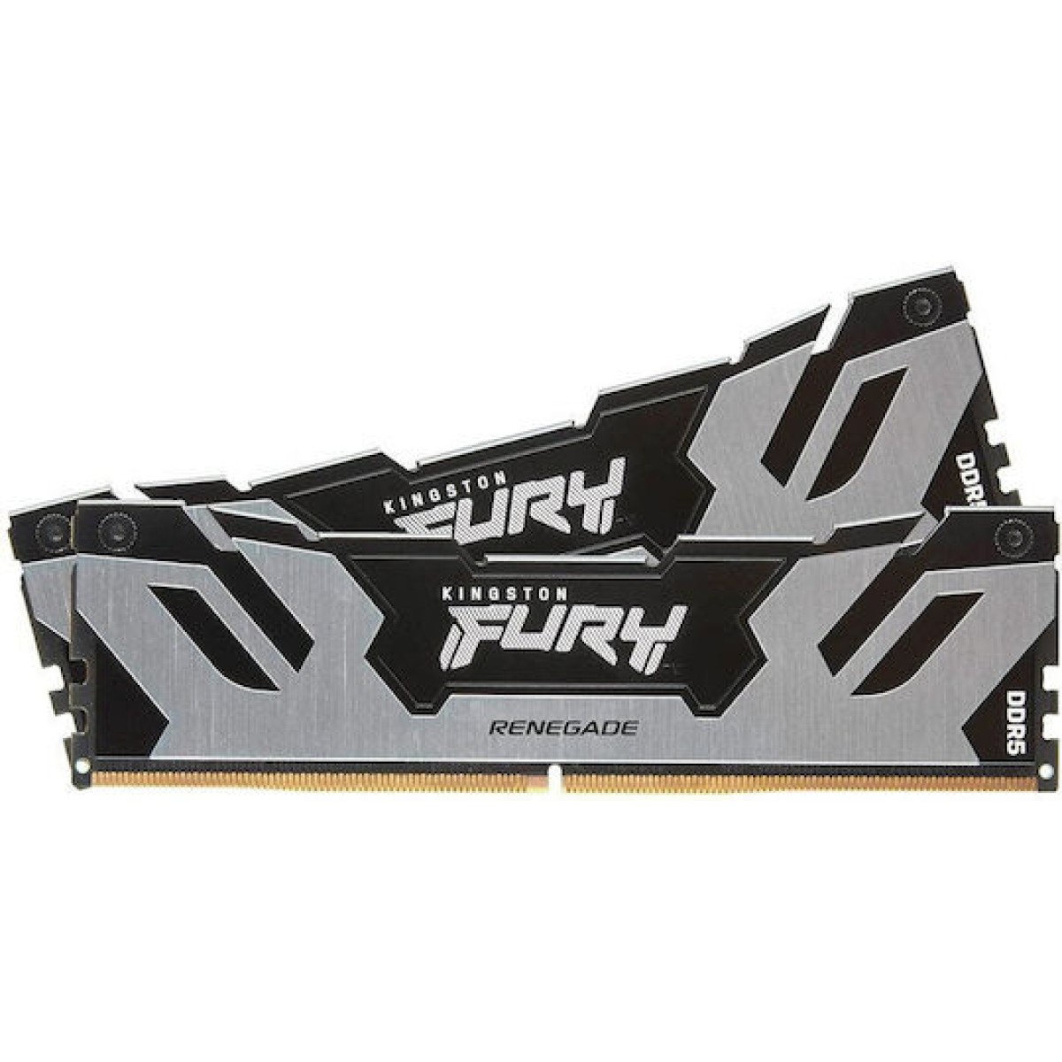 Kingston Fury Renegade Silver DDR5 96GB RAM με 2x48GB Modules και Ταχύτητα 6400 για Desktop
