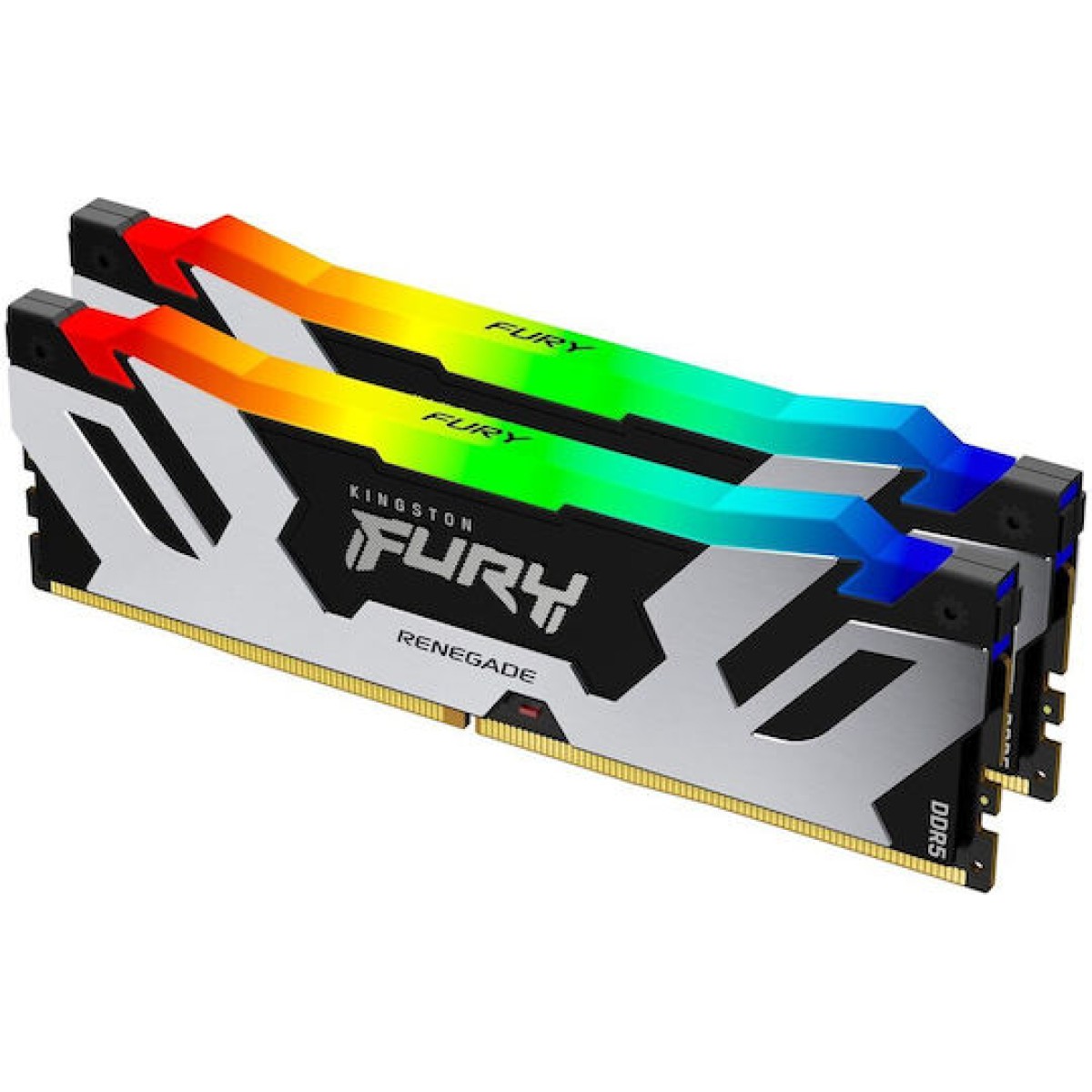 Kingston Fury Renegade RGB DDR5 48GB RAM με 2x24GB Modules και Ταχύτητα 6400 για Desktop