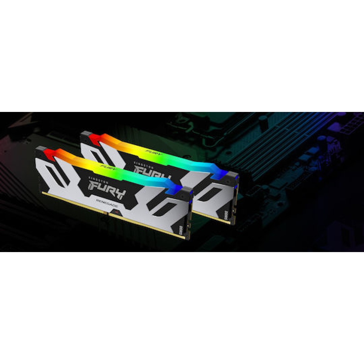 Kingston Fury Renegade RGB DDR5 48GB RAM με 2x24GB Modules και Ταχύτητα 6400 για Desktop