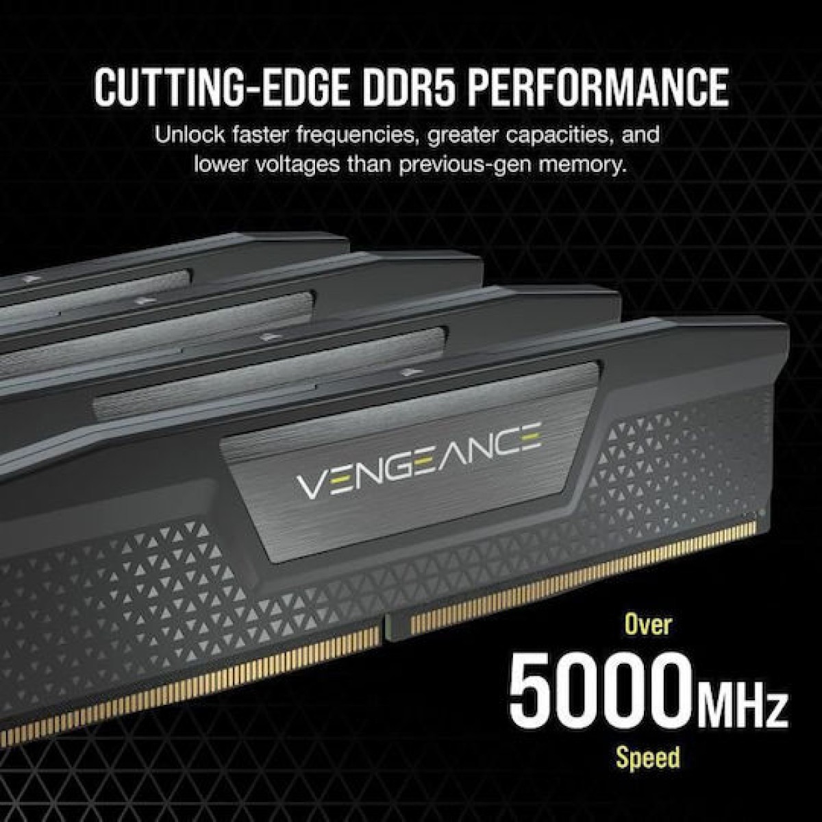 Corsair Vengeance DDR5 32GB RAM με 2x16GB Modules και Ταχύτητα 5600 για Desktop