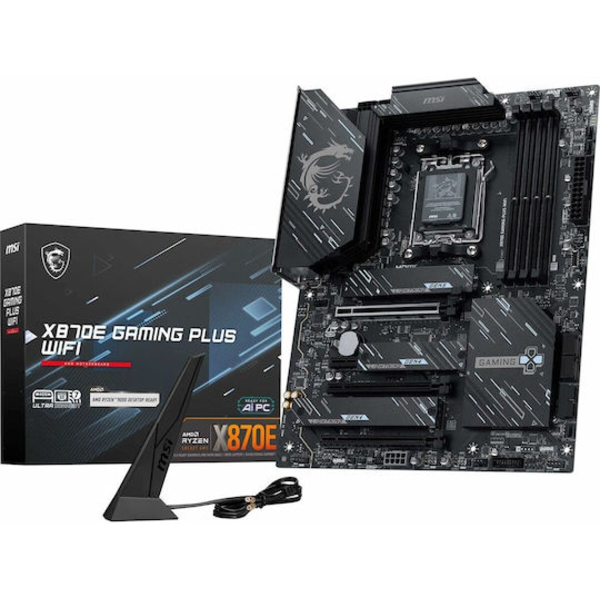 MSI MPG X870E Gaming Plus WIFI Motherboard ATX με AMD AM5 Socket 7E70-001R