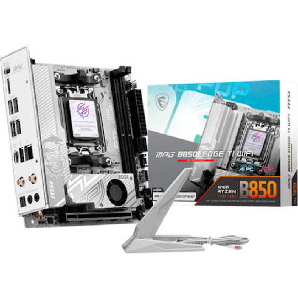 MSI MPG B850I Edge TI WIFI Motherboard Mini ITX με AMD AM5 Socket 7E79-001R