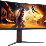 AOC CU34G4Z Ultrawide VA HDR Curved Monitor 34