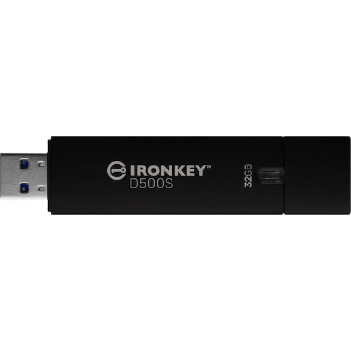 Kingston Ironkey D500s 32GB USB 3.2 Stick Μαύρο