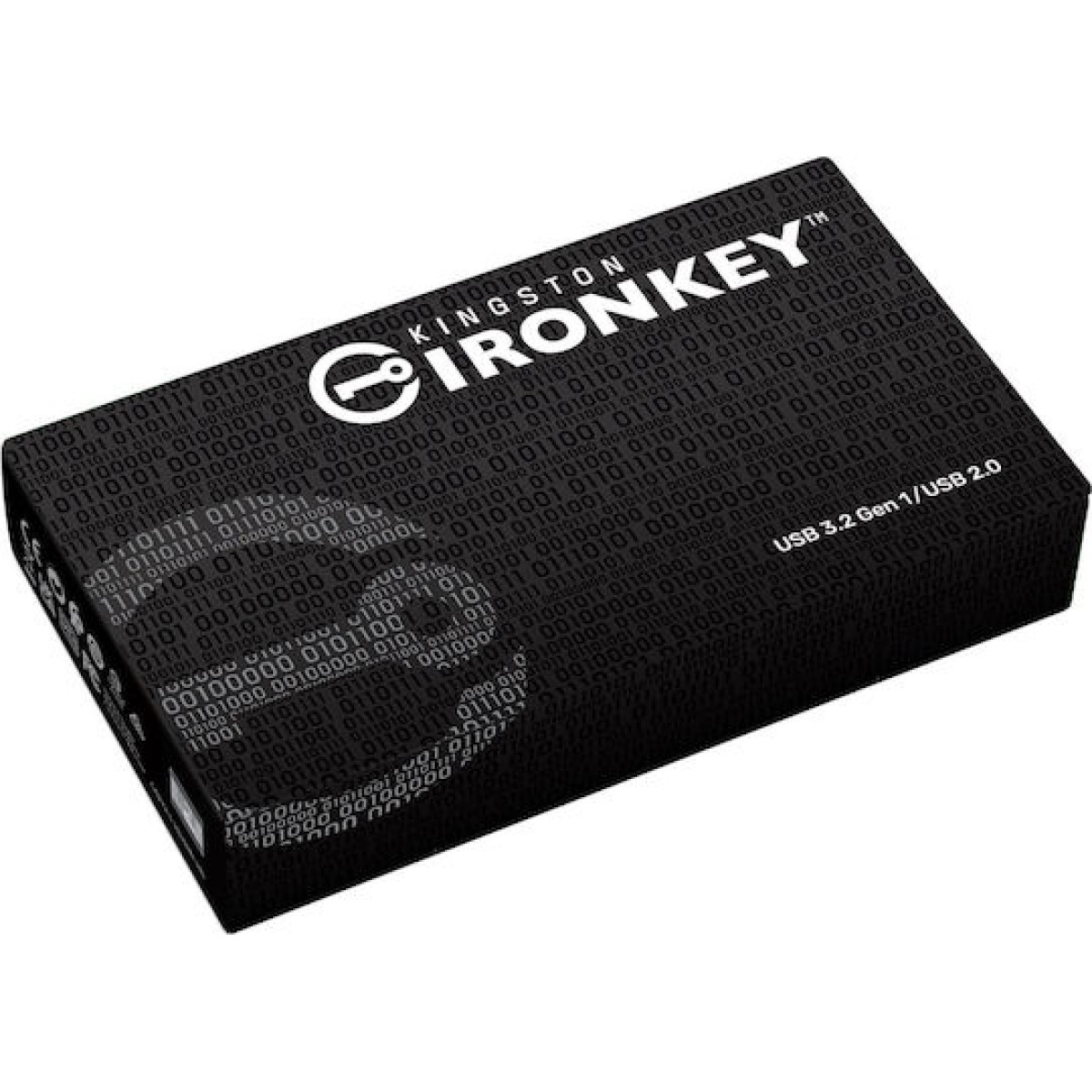 Kingston Ironkey D500s 32GB USB 3.2 Stick Μαύρο
