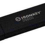 Kingston Ironkey D500s 64GB USB 3.2 Stick Μαύρο