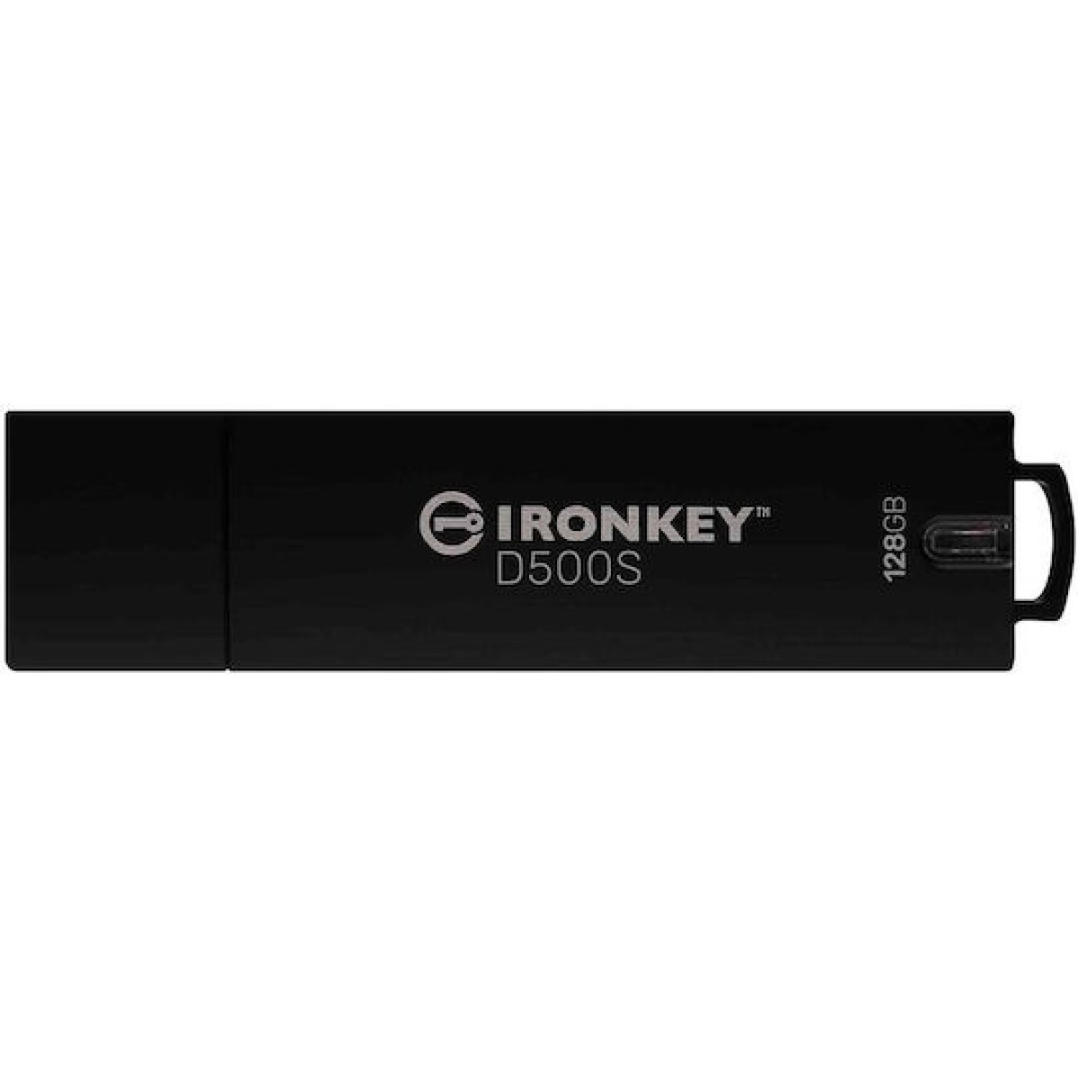 Kingston Ironkey D500s 128GB USB 3.2 Stick Μαύρο