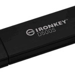 Kingston Ironkey D500s 128GB USB 3.2 Stick Μαύρο