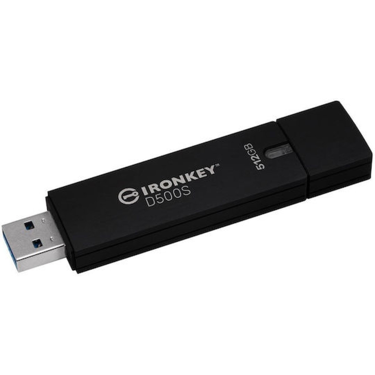 Kingston Ironkey D500s 512GB USB 3.2 Stick Μαύρο