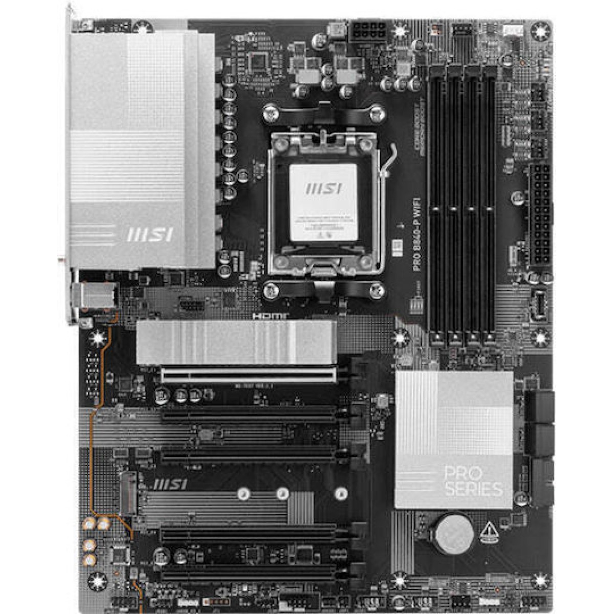 MSI Pro B840M-P WIFI6E Motherboard Micro ATX με AMD AM5 Socket 7E77-001R