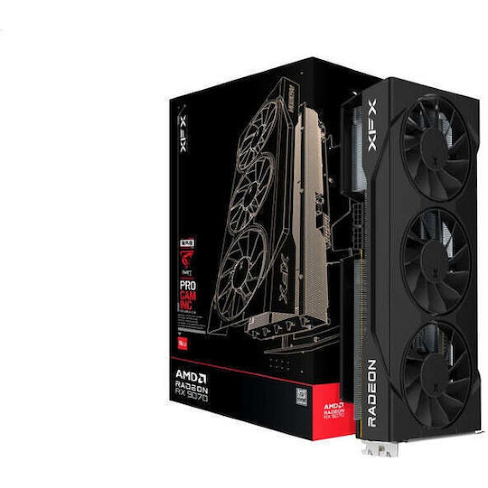 XFX Radeon RX 9070 16GB GDDR6 Swift OC Κάρτα Γραφικών