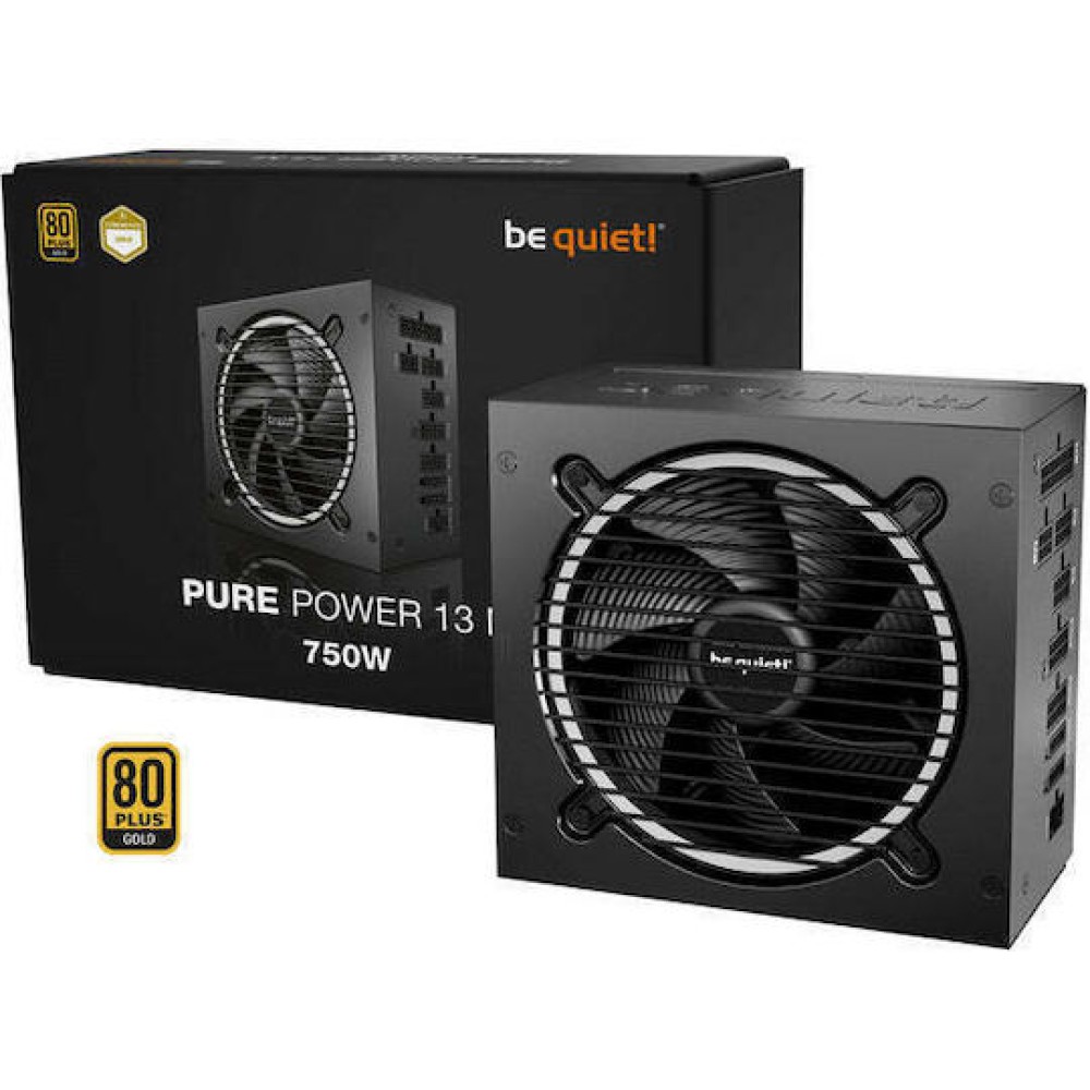 Be Quiet Pure Power 13 M 750W Μαύρο Τροφοδοτικό Υπολογιστή Full Modular 80 Plus Gold