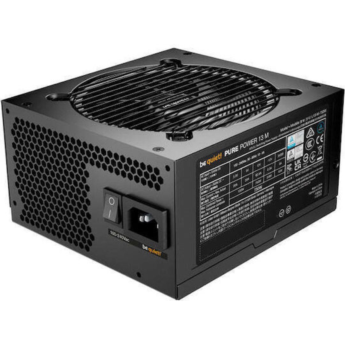 Be Quiet Pure Power 13 M 750W Μαύρο Τροφοδοτικό Υπολογιστή Full Modular 80 Plus Gold