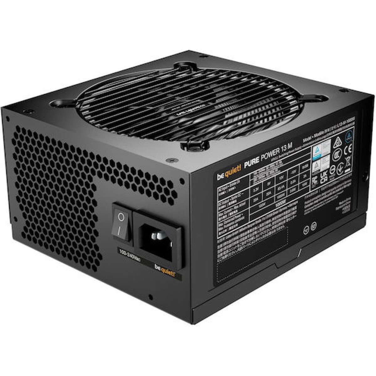 Be Quiet Pure Power 13 M 1000W Μαύρο Τροφοδοτικό Υπολογιστή Full Modular 80 Plus Gold