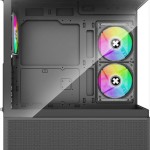 Xilence Xilent Beam XG172 Midi Tower Κουτί Υπολογιστή με Πλαϊνό Παράθυρο και ARGB Φωτισμό Μαύρο
