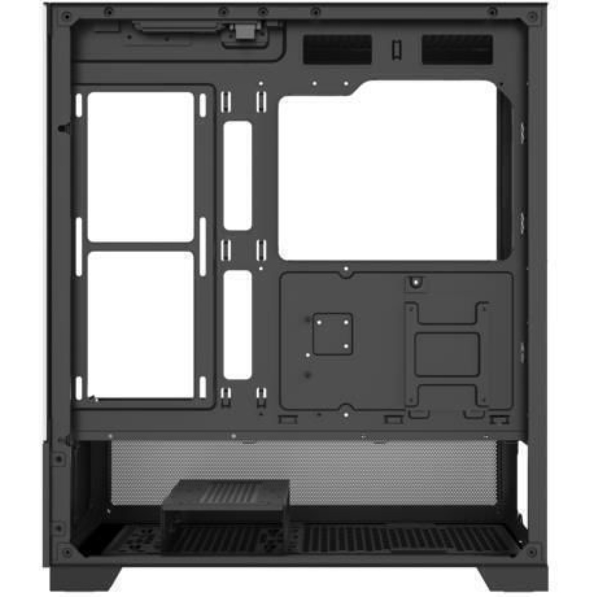 Xilence Xilent Beam XG172 Midi Tower Κουτί Υπολογιστή με Πλαϊνό Παράθυρο και ARGB Φωτισμό Μαύρο