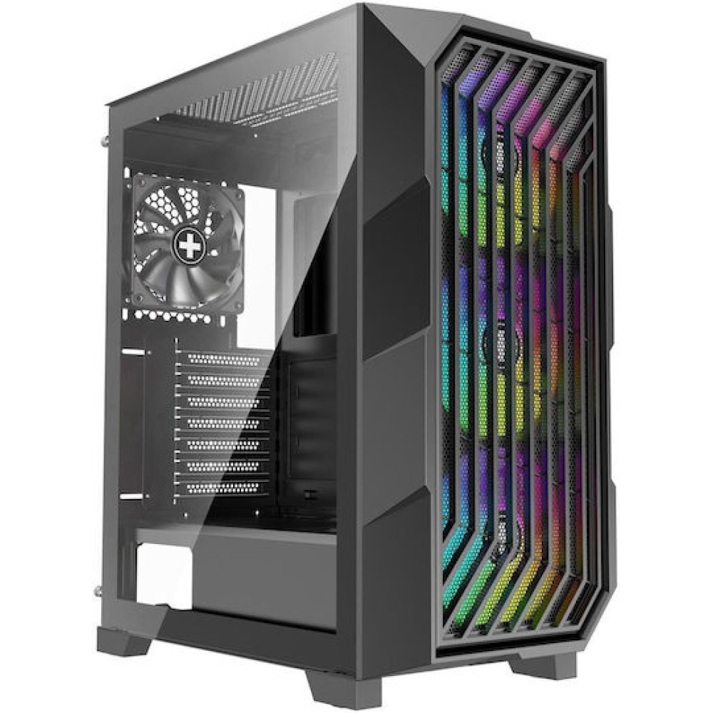 Xilence Xilent Breeze II Gaming Midi Tower Κουτί Υπολογιστή με Πλαϊνό Παράθυρο Μαύρο