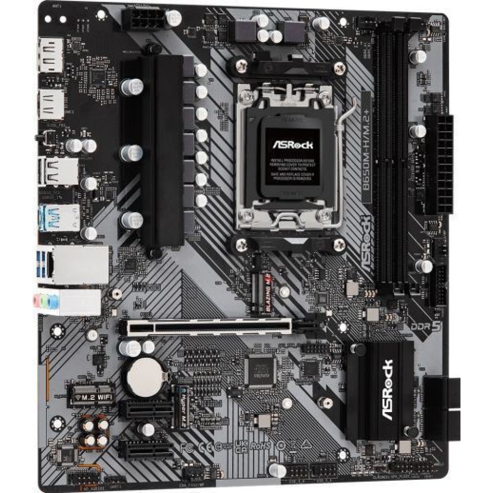 ASRock B650M-H/M.2+ Motherboard Micro ATX με AMD AM5 Socket 90-MXBMS0-A0UAYZ