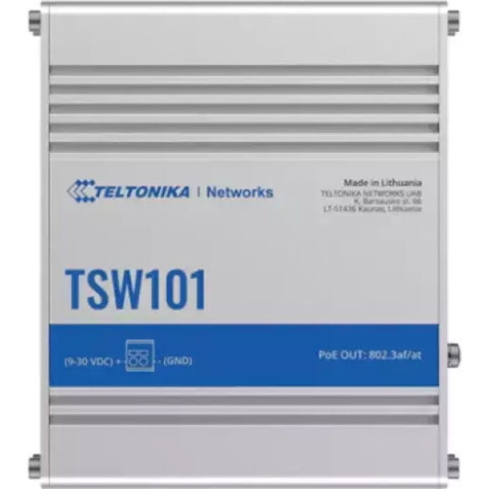 Teltonika TSW101 Unmanaged L2 PoE+ Switch με 5 Θύρες Gigabit (1Gbps) Ethernet