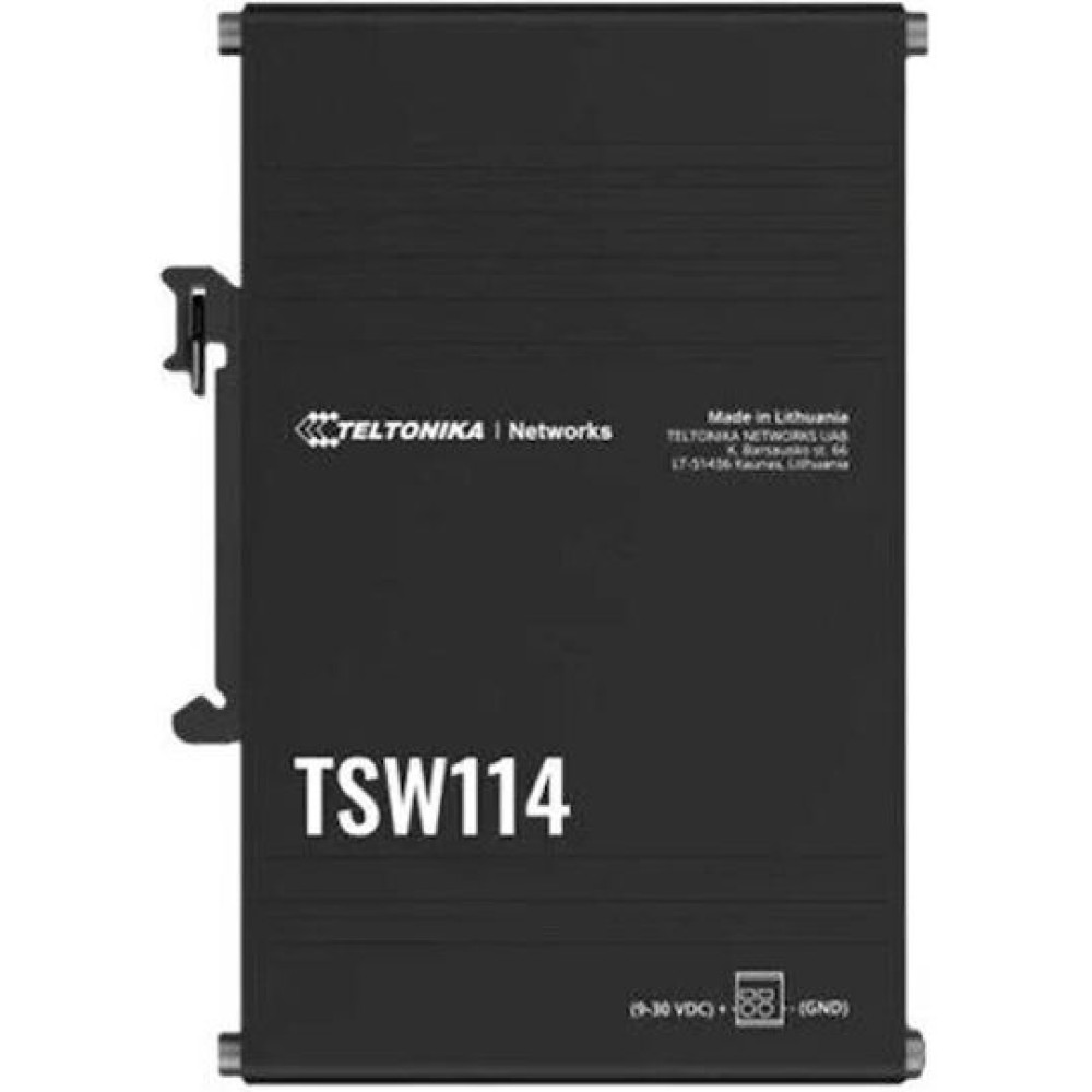 Teltonika TSW114 Unmanaged L2 Switch με 5 Θύρες Gigabit (1Gbps) Ethernet
