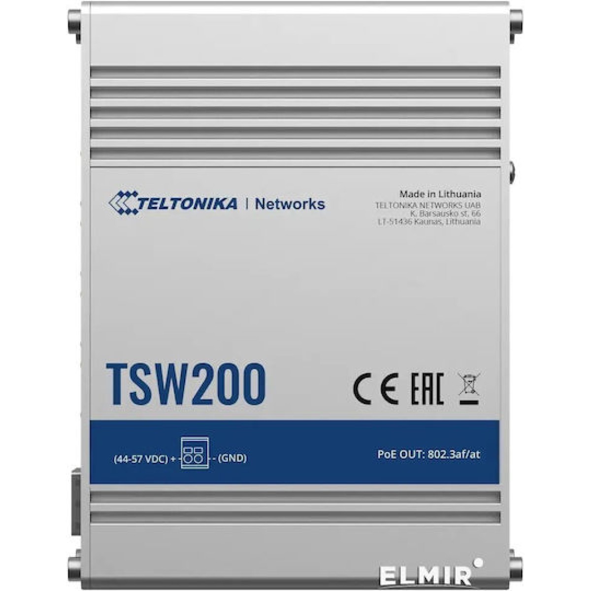 Teltonika TSW200 Unmanaged L2 PoE+ Switch με 10 Θύρες Gigabit (1Gbps) Ethernet και 2 SFP Θύρες