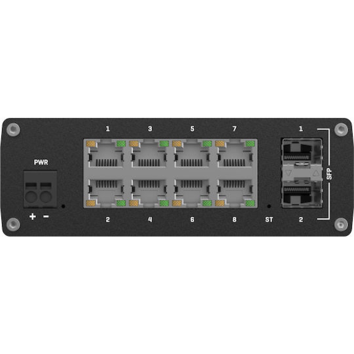 Teltonika TSW212 Managed L2 Switch με 8 Θύρες Gigabit (1Gbps) Ethernet και 2 SFP Θύρες