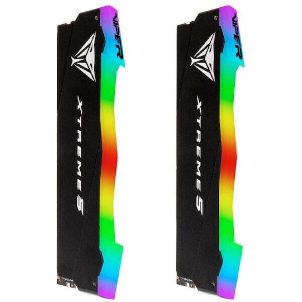 Patriot Viper RGB Extreme 5 DDR5 48GB RAM με 2x24GB Modules και Ταχύτητα 7600 για Desktop